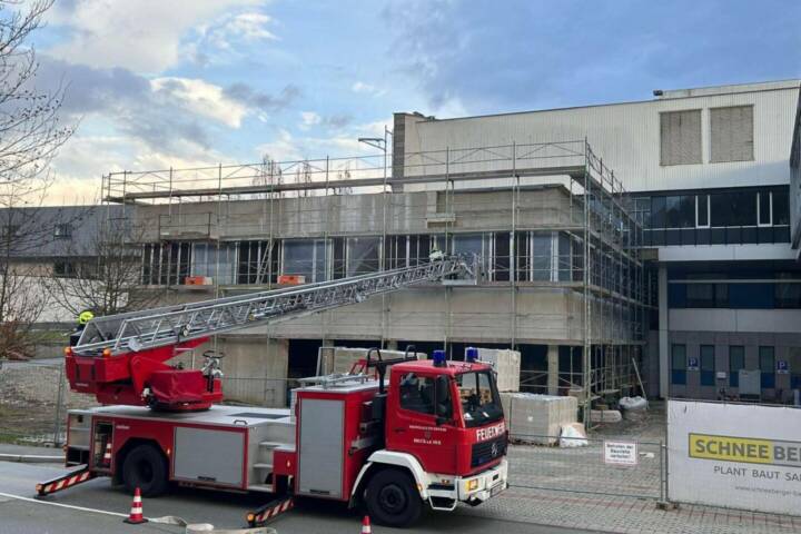 Einsatzübung - Brand im LKH Bruck