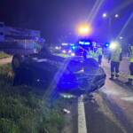 Unklare Lage nach Fahrzeugüberschlag
