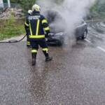 Fahrzeugbrand im Weißenbachtal