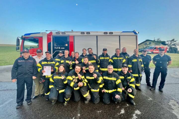 AFKDO Mondsee: Branddienstleistungsprüfung in Bronze