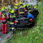 Schwerer Verkehrsunfall Bleiberger Landesstraße