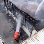 Vollbrand einer Lagerhalle