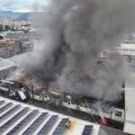 Vollbrand einer Lagerhalle