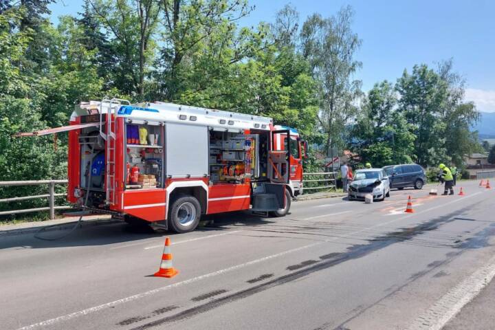 FF Kobenz: Verkehrsunfall im Ortsteil Hautzenbichl