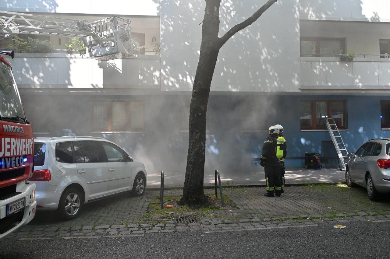 Kellerbrand in Wien – Brigittenau