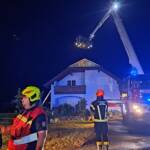 Wohnhausbrand nach Blitzeinschlag