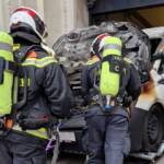 PKW Brand in Garage in Wiener Innenstadt