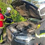 Entstehungsbrand bei Hybridfahrzeug