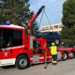 Entstehungsbrand bei Hybridfahrzeug