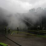 Großbrand in Abfallsortieranlage