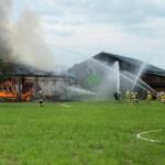 Großbrand landwirtschaftliches Objekt
