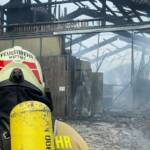 Großbrand landwirtschaftliches Objekt