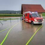 Unwetter mit Starkregen im Bezirk Deutschlandsberg