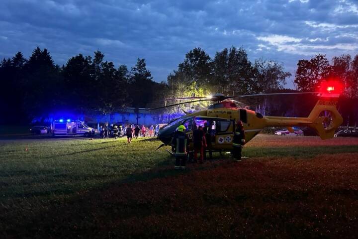 FF Krumbach: Verkehrsunfall auf der L4179