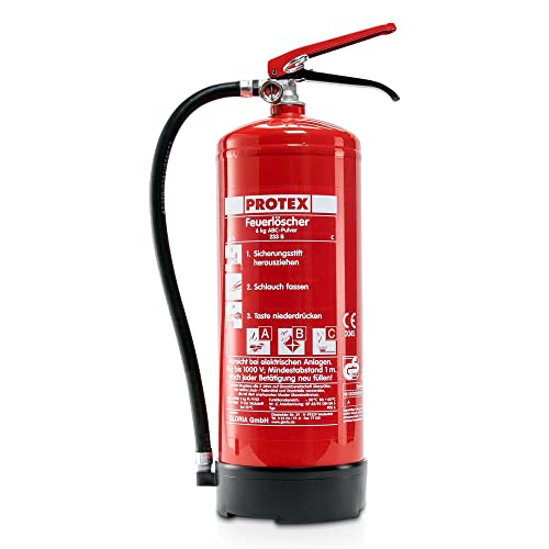 Pulver-Feuerlöscher - 6 Liter - für die Brandklassen ABC