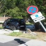 E-Auto verunfallt
