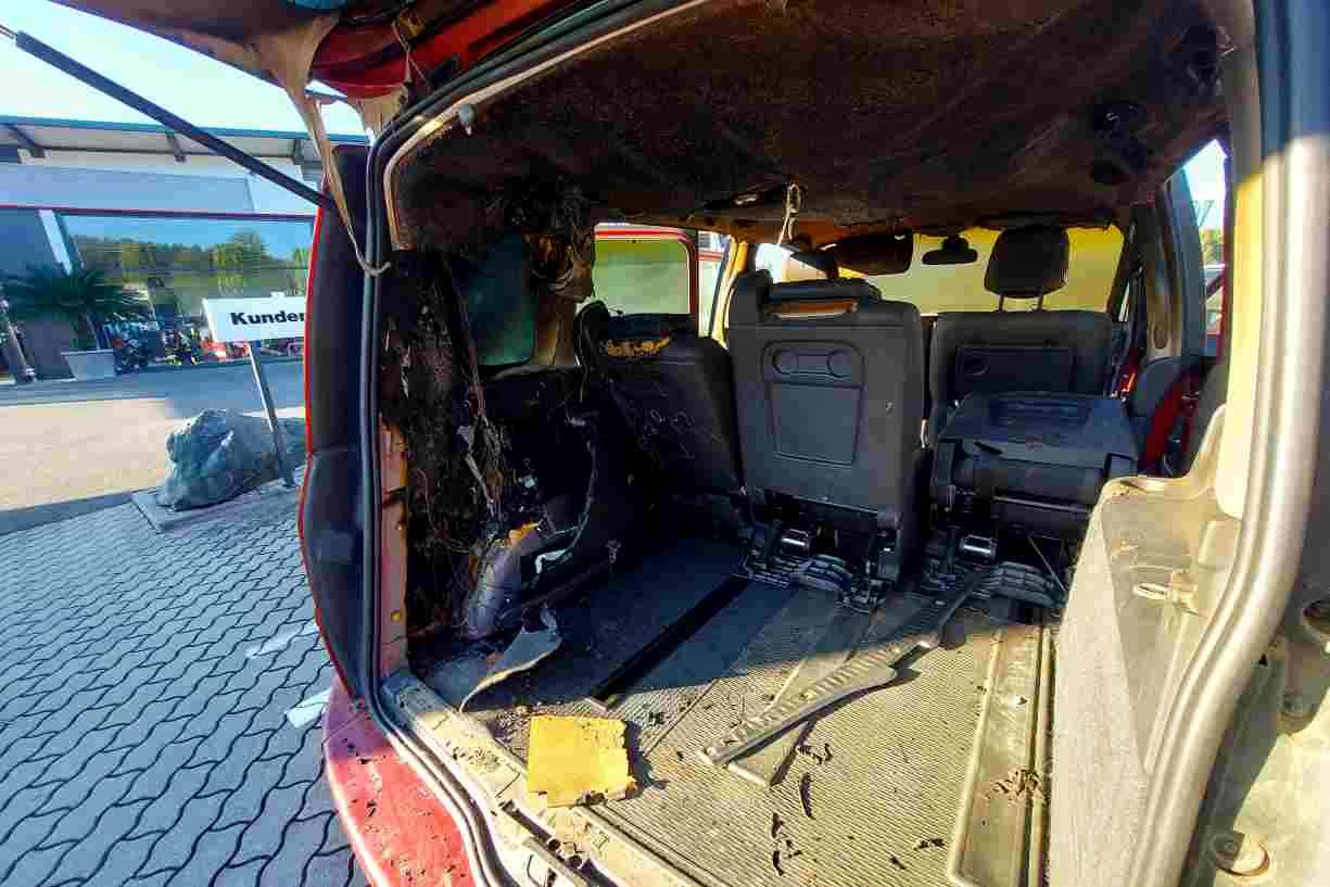 BFV Deutschlandsberg: Fahrzeugbrand in Frauental