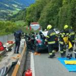 Schwerer Verkehrsunfall auf der B88 Kleinkirchheimer Straße