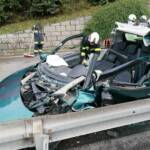 Schwerer Verkehrsunfall auf der B88 Kleinkirchheimer Straße