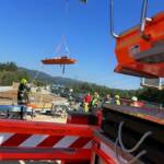 Bauarbeiter auf A2 gerettet