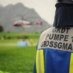 Waldbrandeinsatz der Freiwilligen Feuerwehr Großgmain