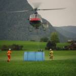 Waldbrandeinsatz der Freiwilligen Feuerwehr Großgmain
