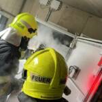 Brand einer Elektroanlage in einem Industriebetrieb