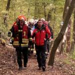 Menschenrettung nach Wanderunfall im unwegsamen Gelände