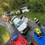 Schwerer Verkehrsunfall in Villach, 2 Personen verletzt