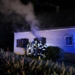 Wohnhausbrand in Wies - Bewohnerin gerettet
