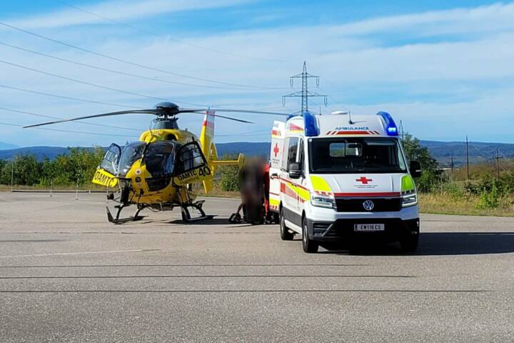 FF Neusiedl am See: Verkehrsunfall mit Personenschaden