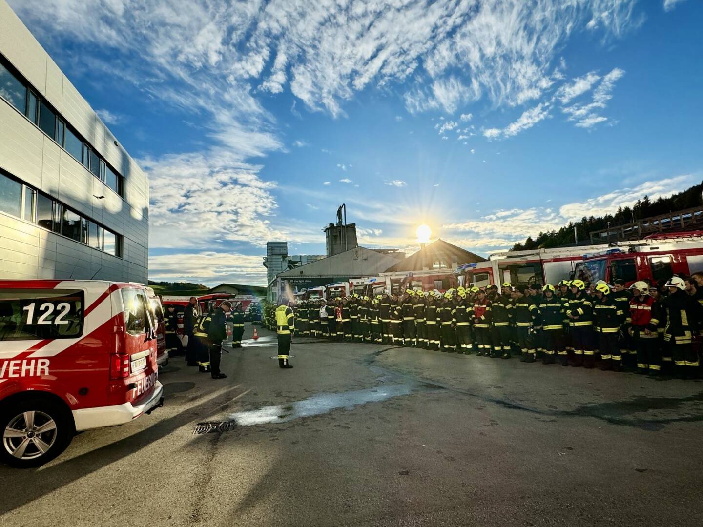 Haslau (Bezirk VB): Bundesländerübergreifende Abschnittsübung