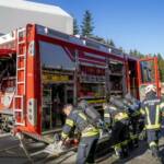 Großangelegte Abschnittsübung des Abschnitts Mondsee in Haslau