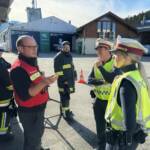 Großangelegte Abschnittsübung des Abschnitts Mondsee in Haslau