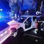 Verkehrsunfall in Wien XIII mit eingeklemmter Person