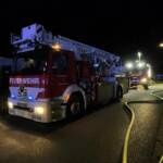 Gartenhütte in Vollbrand