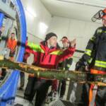 Feuerwehr übt den Sturm-Einsatz