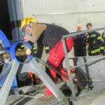 Feuerwehr übt den Sturm-Einsatz