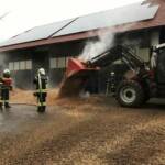 Rauchentwicklung bei Hackschnitzelbunker