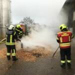 FF Weistrach: Rauchentwicklung bei Hackschnitzelbunker
