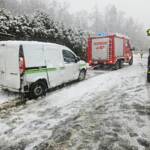Schneeeinsätze im Bezirk