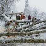 Feuerwehren vs. Schneechaos im Bezirk