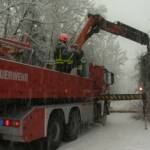 Feuerwehren vs. Schneechaos im Bezirk