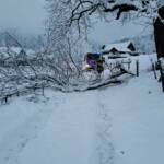 Schnee - Rund 300 Einsatzkräfte im Dauereinsatz