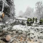 Schnee - Rund 300 Einsatzkräfte im Dauereinsatz