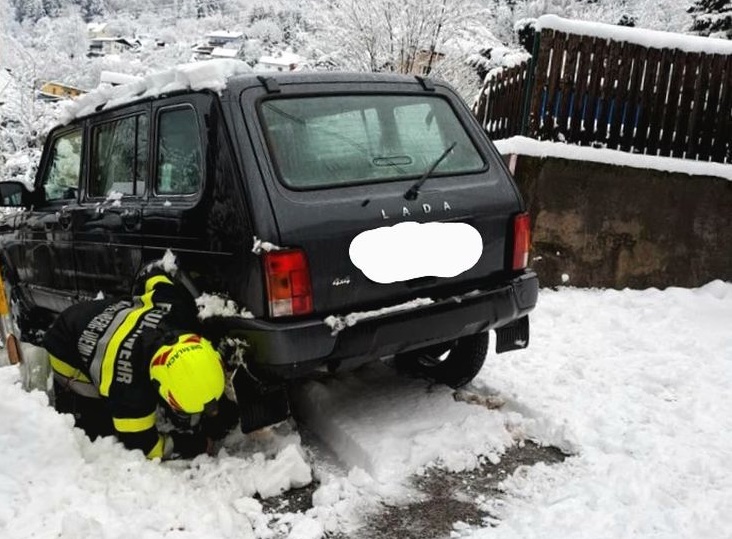 FF Kapfenberg-Diemlach: Schneefall sorgt für Einsätze