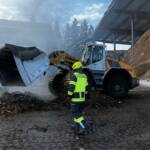 Langwieriger Brand im Heizkraftwerk