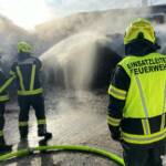 Langwieriger Brand im Heizkraftwerk