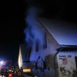 Hackschnitzellager in Pitschgau in Brand