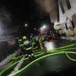 Hackschnitzellager in Pitschgau in Brand